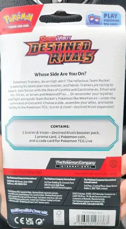 Pokemon Destined Rivals Blister Pack | Eevee Promo | BRAND NEW - Image 2