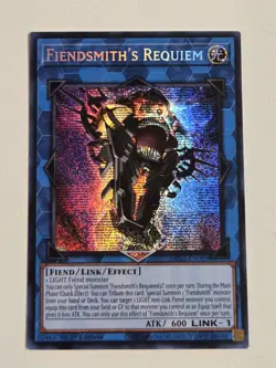 Fiendsmith's Requiem MP25-EN089 Prismatic Secret Rare Yugioh 2025 Mega-Pack Mint - Image 1