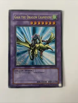 Yugioh Gaia The Dragon Champion Ultra Rare Reverse Lp - Image 1