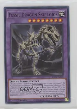 Fossil Dragon Skullgios 1st Ed. YuGiOh Battles of Legend: Chapter 1 #BLC1-EN132 - Image 1