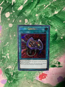 Yugioh! NM Enemy Controller - LCKC-EN032 - Secret Rare - Unlimited Edition Light - Image 1
