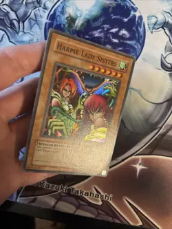 (61) Yugioh: Harpie Lady Sisters MRD-009 - Super Rare - Unlimited Slight Fade MP - Image 2