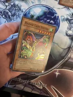 (61) Yugioh: Harpie Lady Sisters MRD-009 - Super Rare - Unlimited Slight Fade MP - Image 3