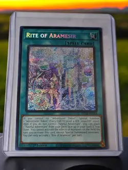 🔥Yugioh Rite of Aramesir MP23-EN264 Secret Rare 1st Ed NM🔥 - Image 1