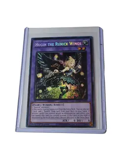 🔥Yugioh Hugin the Runick Wings Prismatic Secret MP23-EN249 1st - Image 1