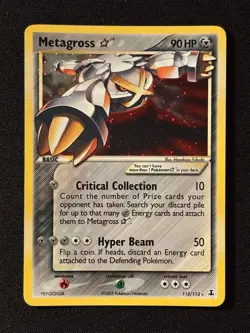 Near Mint Metagross Gold Star EX Delta Species Holo Foil Pokemon Card - Image 1