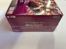 One Piece OP11 A Fist of Divine Speed Box Display Sealed New Card English Bandai - Image 3