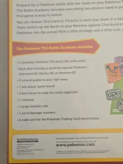 Pokemon Battle Academy Game Trading Card Game Brand New Factory Sealed W/ Tear 820650807893 - Image 3