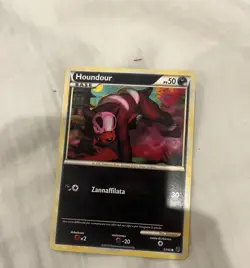 Houndour - 53/90 -Common - HGSS Undaunted - 2010 - Pokemon Card - Italian - Image 1