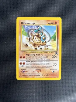 Pokemon Card Black Star Promo Hitmontop 37 WOTC - Image 1