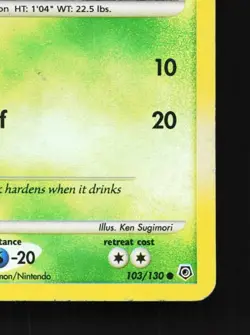 Turtwig 103/130 HP Diamond & Pearl English Pokemon Card TCG - Image 3