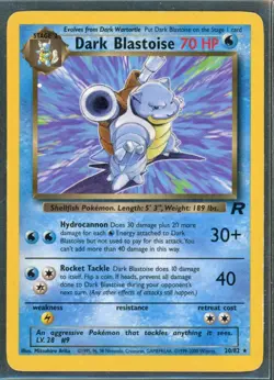 Pokemon Cards - Dark Blastoise 20/82 - Team Rocket - eBay Live Sun 12th 6:30pm - Image 1