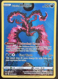 Galarian Moltres SWSH284 Sword & Shield Black Star Promo Pokemon TCG Card NM - Image 1