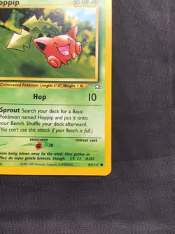 Pokemon Cards: Neo Genesis 1st Edition Common: Hoppip 61/111 - Image 4