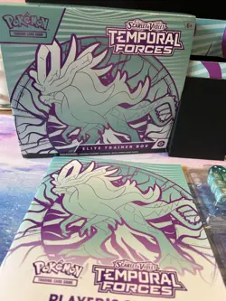 Pokemon Empty Temporal Forces ETB + Accessories, Sealed Promo Card (NO PACKS) - Image 2