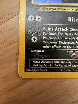 Pokemon Umbreon 13/75 Neo Discovery Holo Rare Card LP - Image 5