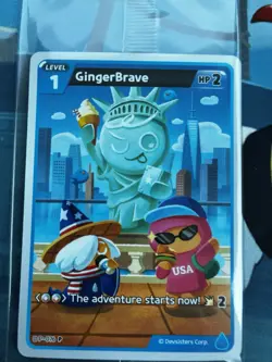 Gingerbrave - Cookie Run Braverse TCG - 2025 Gen Con Exclusive Promo Card - Image 3