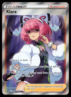 Klara (Full Art) SWSH302 Sword & Shield Promo Black Star Holo Pokemon Card - Image 1