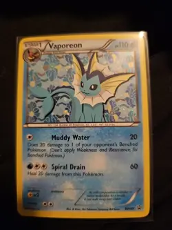 Pokemon TCG Vaporeon Black Star Promos BW89 Holo Card - Image 1