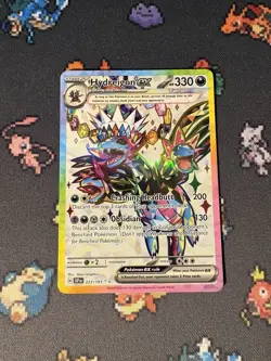 Pokemon Cards Hydreigon ex 223/191 Illustration Rare Surging Sparks - (NM) - Image 1