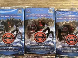 10X RISE OF THE OLIGARCH 1st Ed. Factory Sealed Chaotic Card Game Booster Packs - Image 3