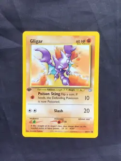 Pokemon Cards: Neo Genesis 1st Edition Common: Gligar 59/111 - Image 1