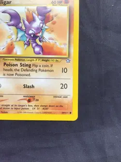 Pokemon Cards: Neo Genesis 1st Edition Common: Gligar 59/111 - Image 4