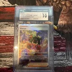Pokemon Kieran Full Art Trainer Holo Card Twilight Masquerade 218/167 - Image 1