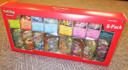 Pokemon TRADING CARD GAME 8 PACK COLLECTORS TIN SET NEW AND SEALED - Image 2