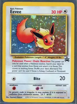Pokemon Cards - Eevee 11 - Black Star Promo - eBay Live Sun 12th 6:30pm - Image 1