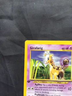 Pokemon Cards: Neo Genesis 1st Edition Common: Girafarig 58/111 - Image 2
