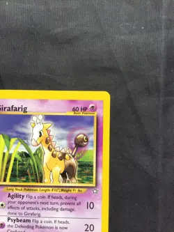 Pokemon Cards: Neo Genesis 1st Edition Common: Girafarig 58/111 - Image 3