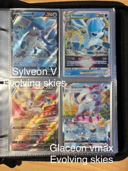 Pokemon TCG Trading Cards Collection Lot W/Binder - Image 1