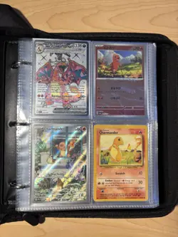 Pokemon TCG Trading Cards Collection Lot W/Binder - Image 2
