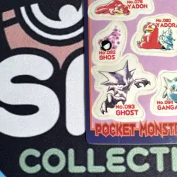 Pokemon Sealdass Sticker Card PSYCHIC Ghost #3 Bandai Pocket Monsters 1997 Japan - Image 2
