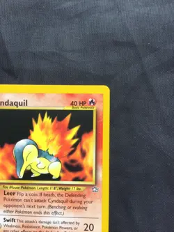 Pokemon Cards: Neo Genesis 1st Edition Common: Cyndaquil 56/111 - Image 3