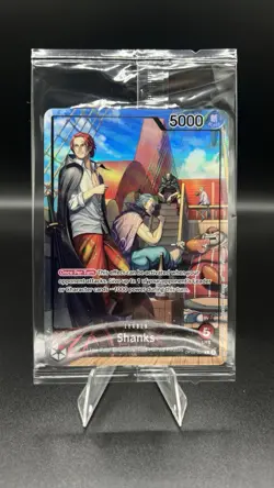 ONE PIECE Shanks Leader OP09-001 PSA Promo Card EXCLUSIVE (Sealed) - Image 1