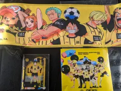 2025 BVB X One Piece Monkey D Luffy Goodie Bag including Scarf, Sticker and Card - Image 1