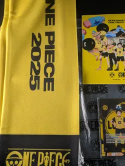 2025 BVB X One Piece Monkey D Luffy Goodie Bag including Scarf, Sticker and Card - Image 2