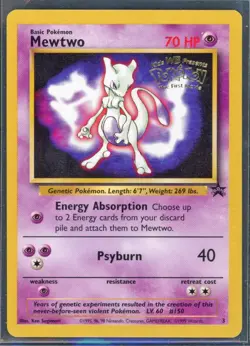 Pokemon Cards - Mewtwo 3 - Black Star Promo - eBay Live Sun 12th 6:30pm - Image 1