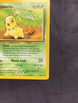 Pokemon Cards: Neo Genesis 1st Edition Common: Chikorita 54/111 - Image 4