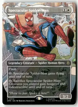 Spectacular Spider-Man () (Borderless) (Textured Foil) Normal Marvel's Spider-Ma - Image 1