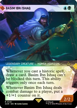 Basim Ibn Ishaq (Showcase) R Universes Beyond: Assassin's Creed 141 NM FOIL - Image 1