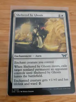 MTG Sheltered by Ghosts 0030 Duskmourn M/NM Free UK P&P - Image 1
