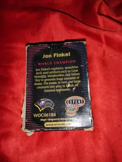 MTG Magic the Gathering 2000 Brussels Jon Finkel World Championship Tinker Deck - Image 3