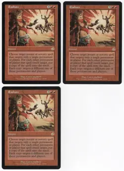 Radiate x3 3x 2002 Torment Red Rare Instant MTG NM AZ1 - Image 1