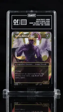 TAG 10 - Kefka, Court Mage (0543) (Borderless) (Surge Foil) Final Fantasy Foil - Image 2