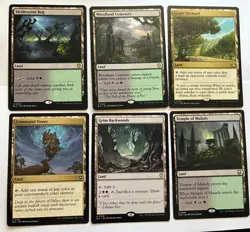 MTG golgari (Black green) - Utility Land Lot - x6 NM regular MTG Commander - Image 1