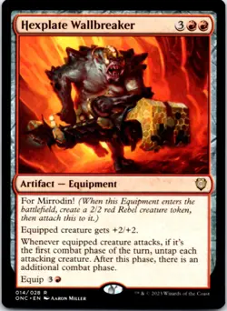 Hexplate Wallbreaker - Commander: Phyrexia: All Will Be One - 14 NM - Image 1