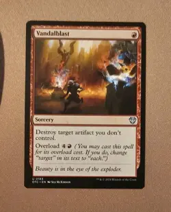 MTG Vandalblast x1 NM from Commander: OTJ - Image 1